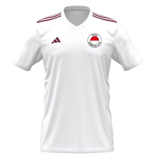 T-Shirt ohne Kragen Herren - Weiß