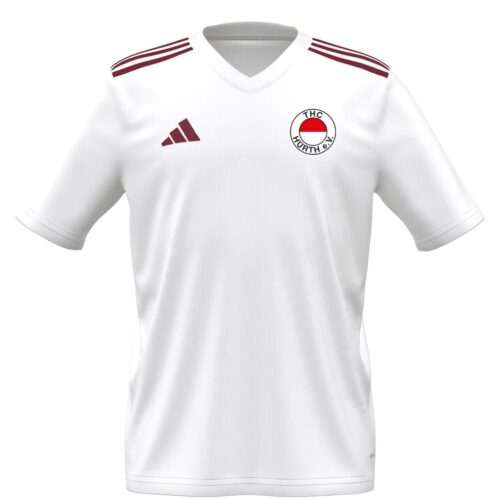 T-Shirt ohne Kragen Kinder - Weiß